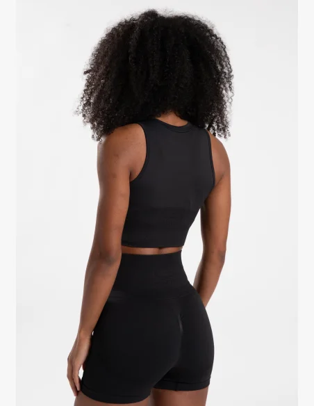 Gorilla Wear dámsky crop top Olivia – čierny