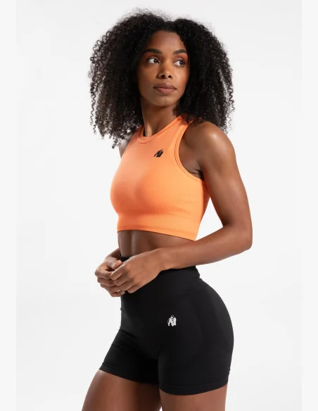 Gorilla Wear dámsky crop top Olivia - broskyňová