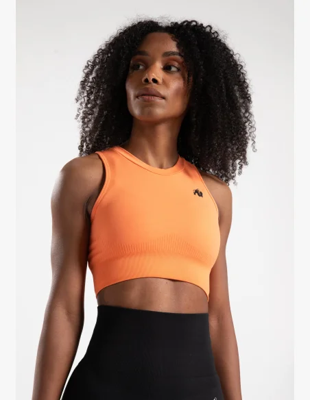 Gorilla Wear dámsky crop top Olivia - broskyňová