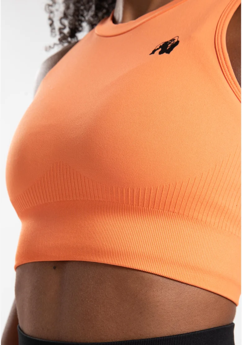 Gorilla Wear dámsky crop top Olivia - broskyňová
