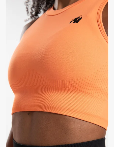Gorilla Wear dámsky crop top Olivia - broskyňová