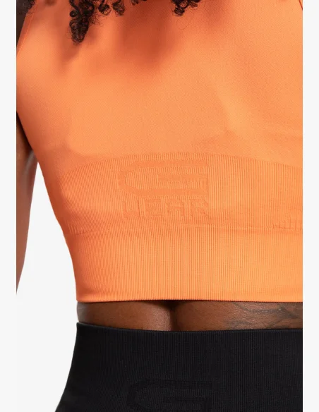 Gorilla Wear dámsky crop top Olivia - broskyňová
