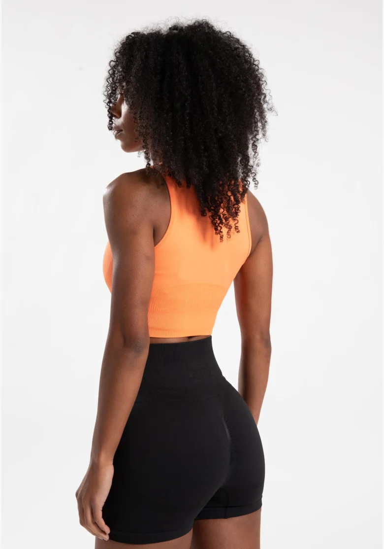 Gorilla Wear dámsky crop top Olivia - broskyňová