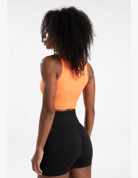 Gorilla Wear dámsky crop top Olivia - broskyňová