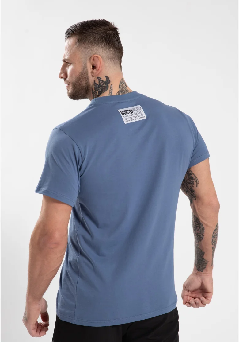 Gorilla Wear pánske tričko Classic - Coronet modrá