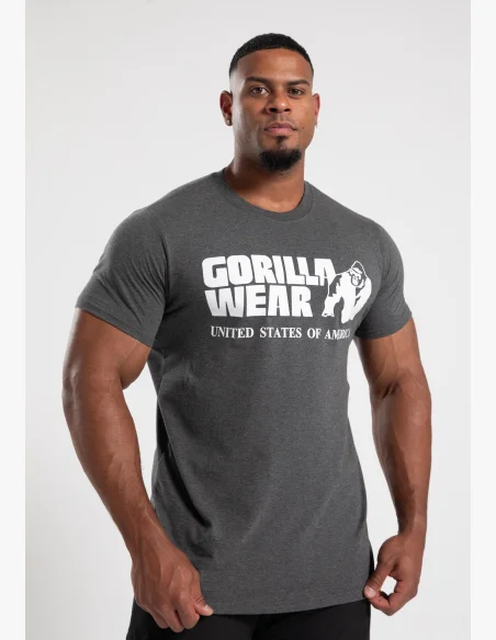 Gorilla Wear pánske tričko Classic – Tmavo sivá