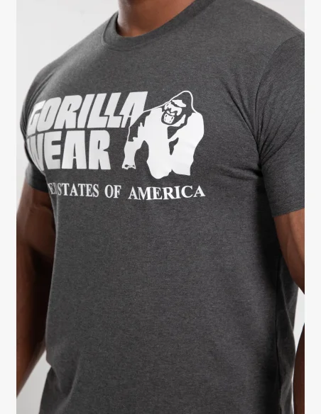 Gorilla Wear pánske tričko Classic – Tmavo sivá