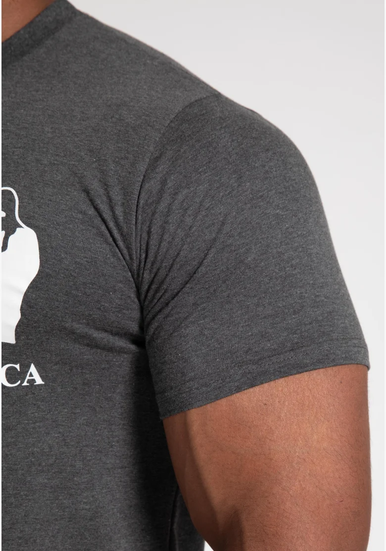 Gorilla Wear pánske tričko Classic – Tmavo sivá