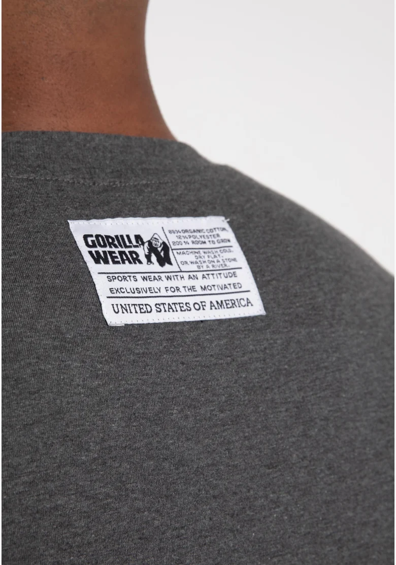 Gorilla Wear pánske tričko Classic – Tmavo sivá