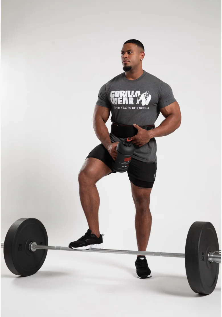 Gorilla Wear pánske tričko Classic – Tmavo sivá