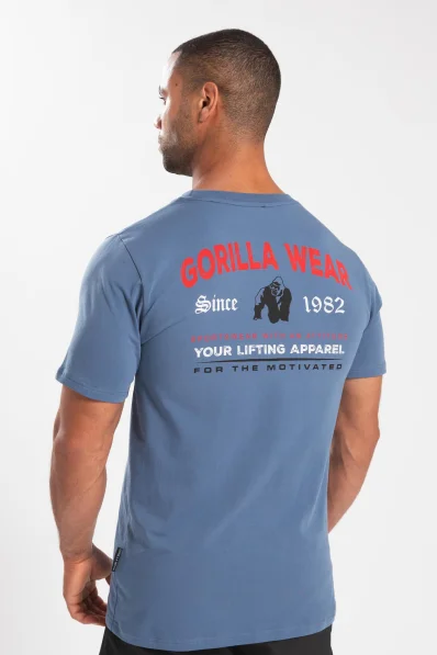 Gorilla Wear pánske tričko Warren – modré 2