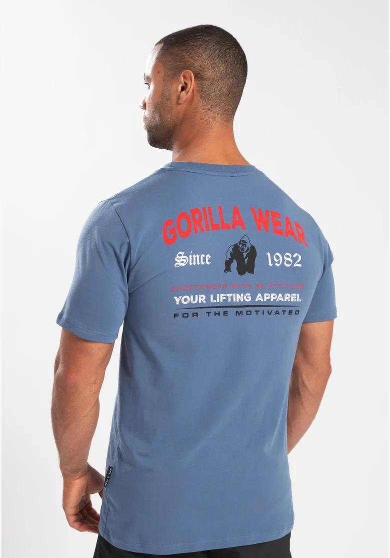 Gorilla Wear pánske tričko Warren – modré
