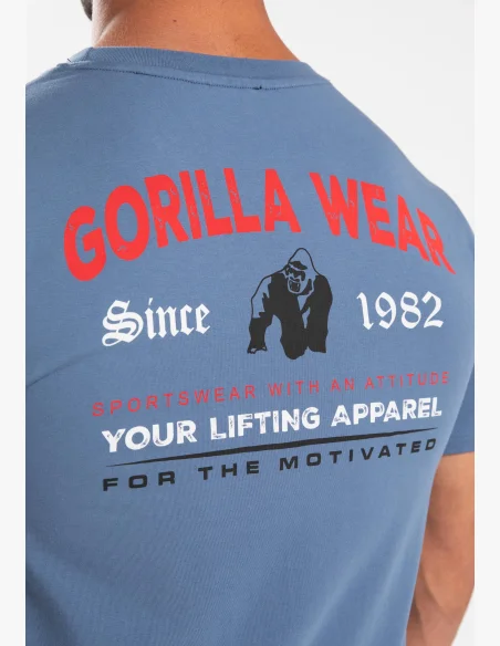 Gorilla Wear pánske tričko Warren – modré