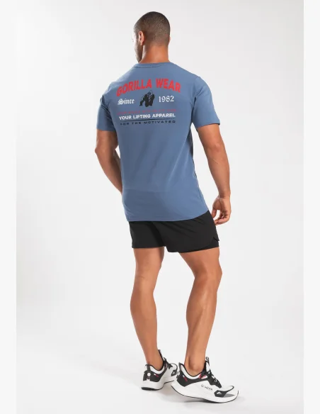 Gorilla Wear pánske tričko Warren – modré