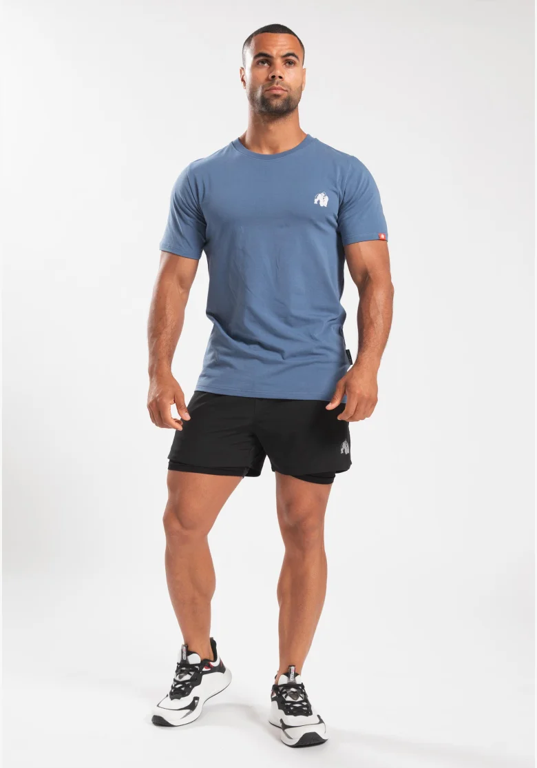 Gorilla Wear pánske tričko Warren – modré