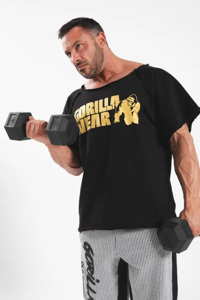 Gorilla wear pánsky Workout Top Classic - čierna/zlatá 2