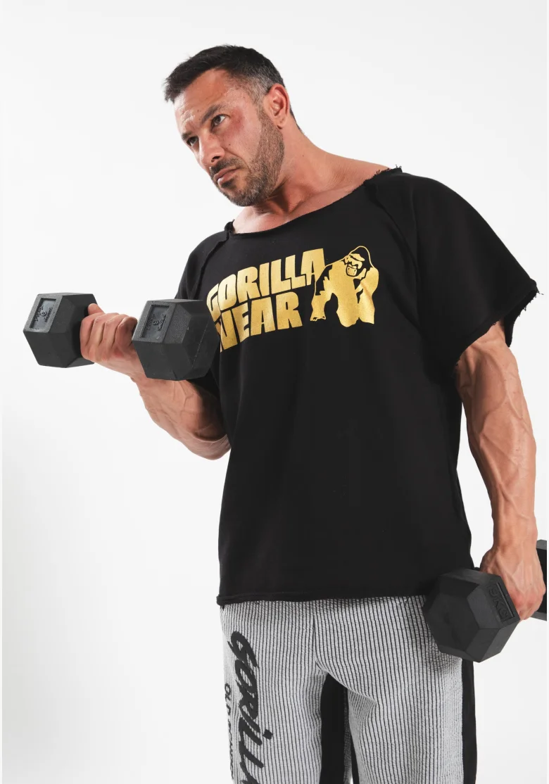Gorilla wear pánsky Workout Top Classic - čierna/zlatá