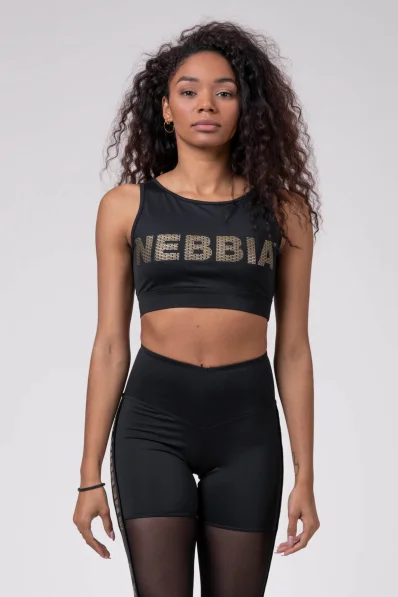NEBBIA • Gold Mesh mini top • NEBBIAshop.sk