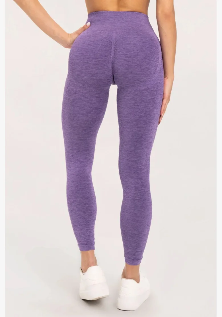 Gym Glamour Legíny seamless push up Violet
