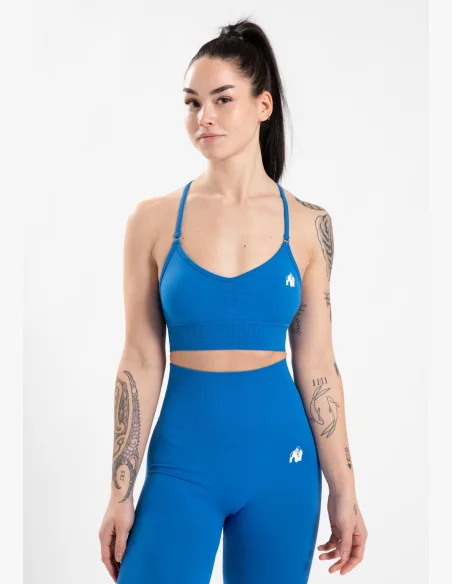 Gorilla Wear dámska športová podprsenka Olivia – modrá