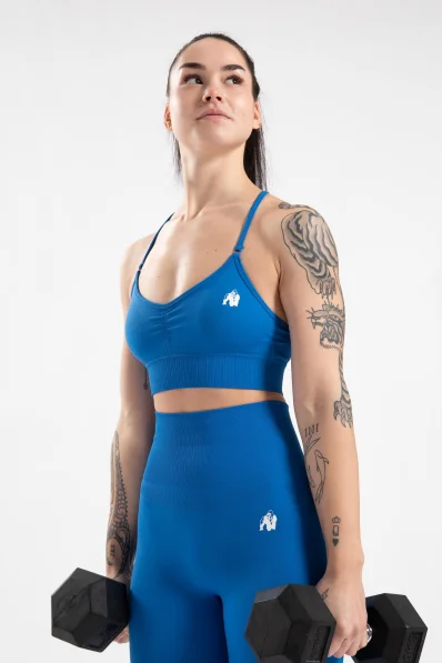 Gorilla Wear dámska športová podprsenka Olivia – modrá 2