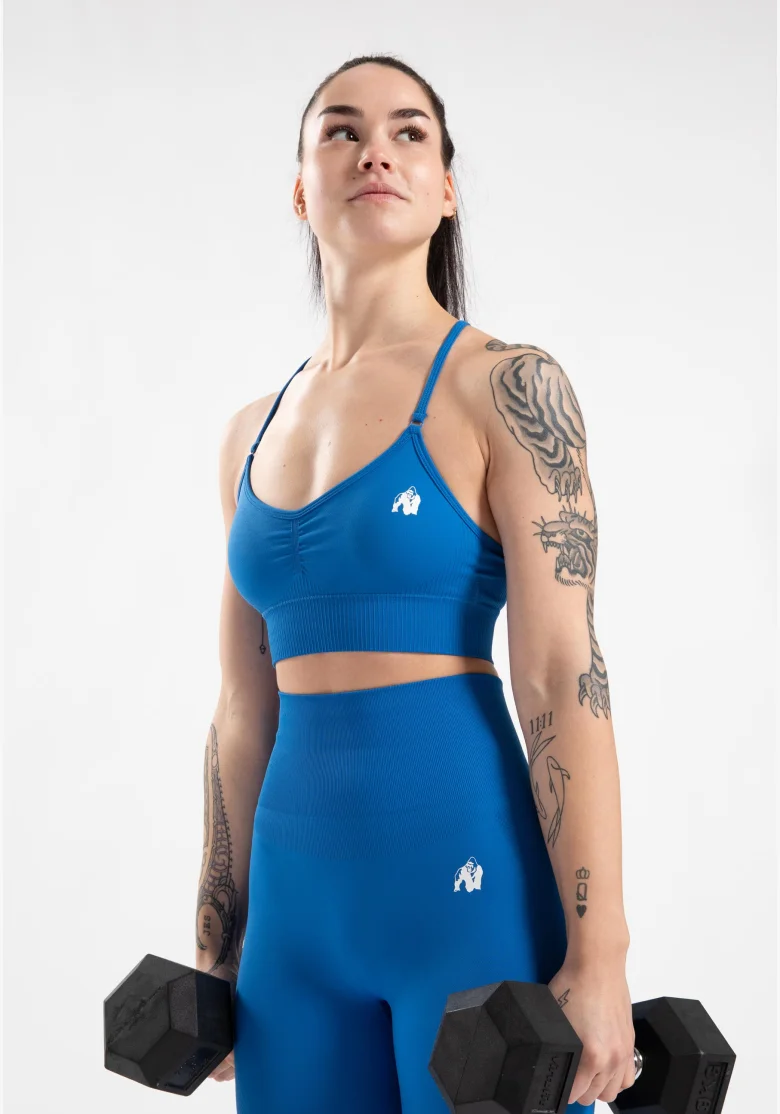 Gorilla Wear dámska športová podprsenka Olivia – modrá