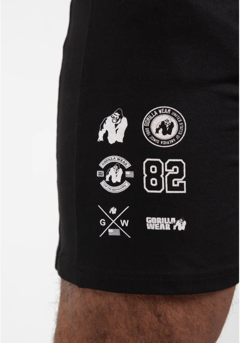 Gorilla Wear pánske šortky Lopez - čierna