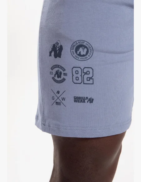 Gorilla Wear pánske šortky Lopez – fialovo modrá