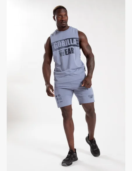Gorilla Wear pánske šortky Lopez – fialovo modrá