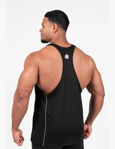 Gorilla Wear pánske tielko Casper Stringer – čierna / zelená