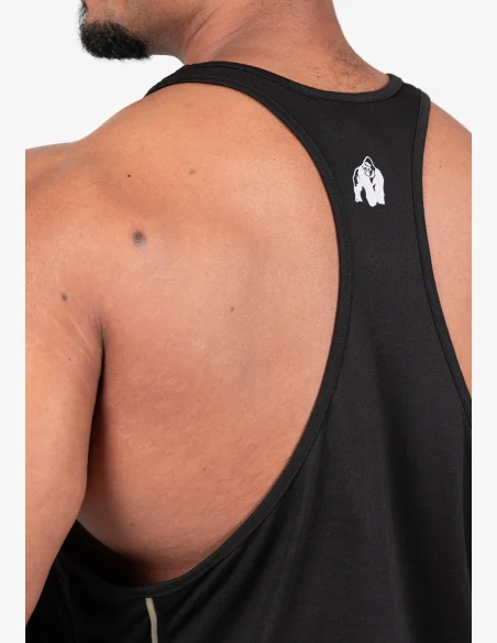 Gorilla Wear pánske tielko Casper Stringer – čierna / zelená
