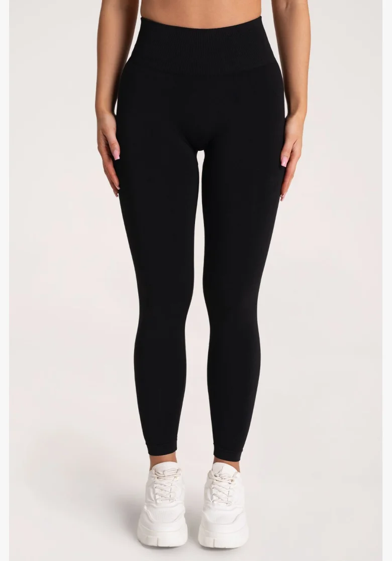 Gym Glamour Legíny Second Skin push up Čierne