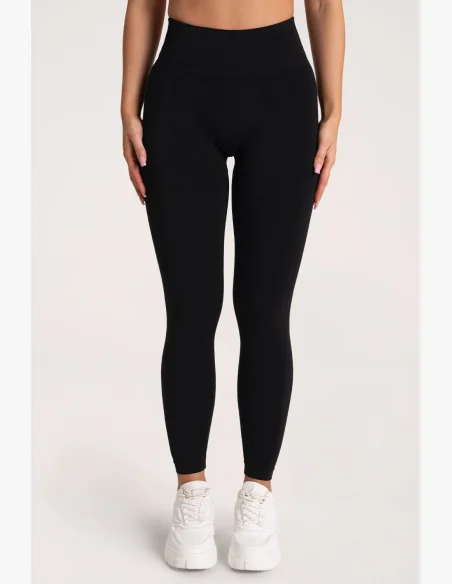 Gym Glamour Legíny Second Skin push up Čierne