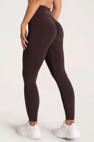 Gym Glamour Legíny Second Skin push up Čokoláda 2