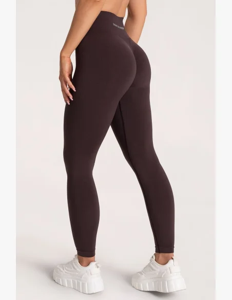 Gym Glamour Legíny Second Skin push up Čokoláda