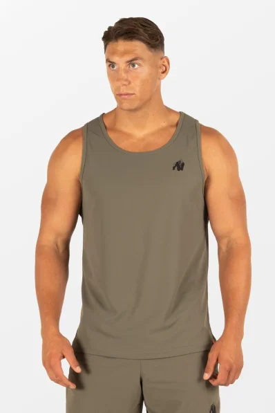 Gorilla Wear pánske tielko Colton – army zelená