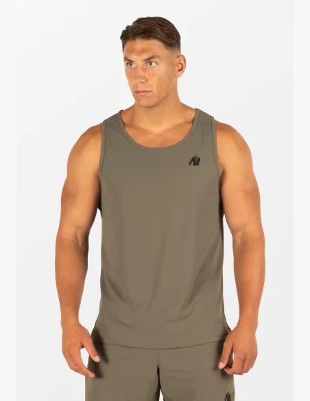 Gorilla Wear pánske tielko Colton – army zelená