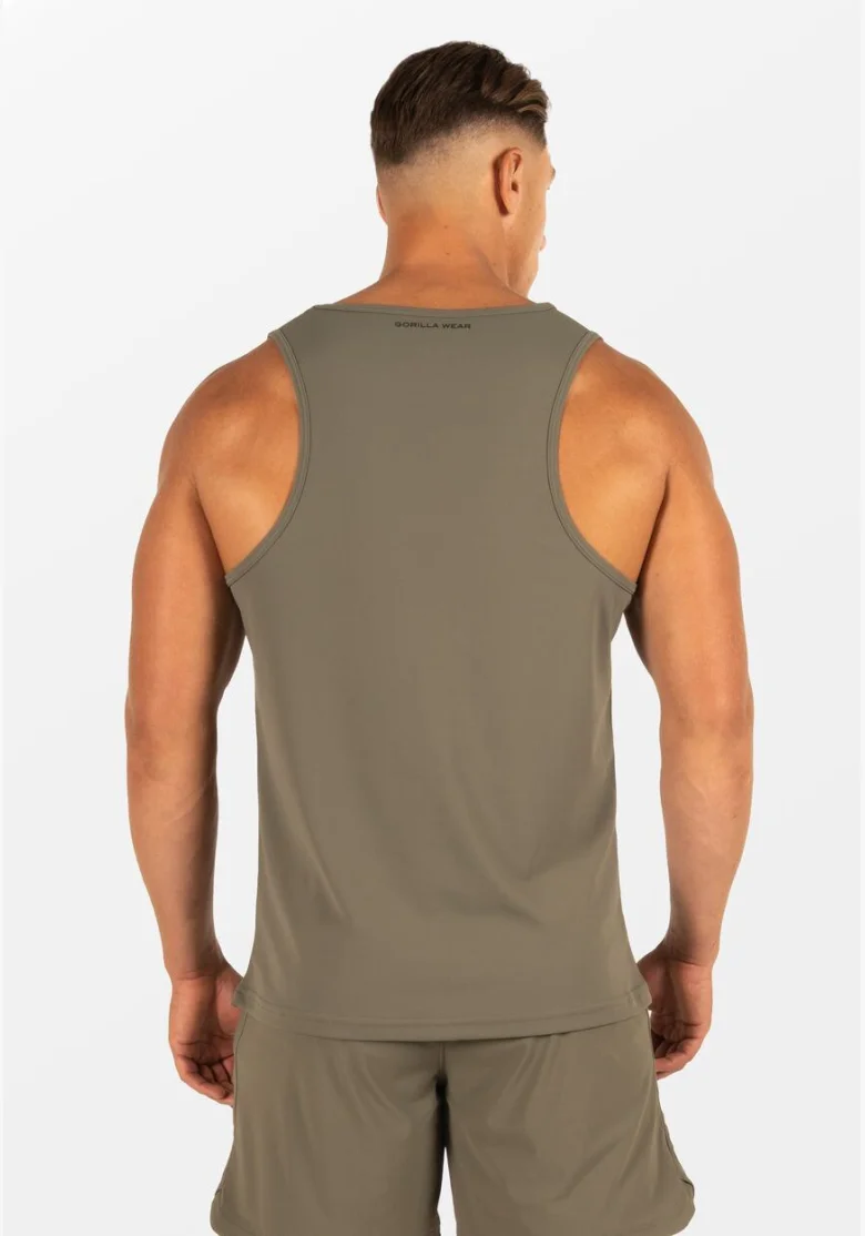 Gorilla Wear pánske tielko Colton – army zelená