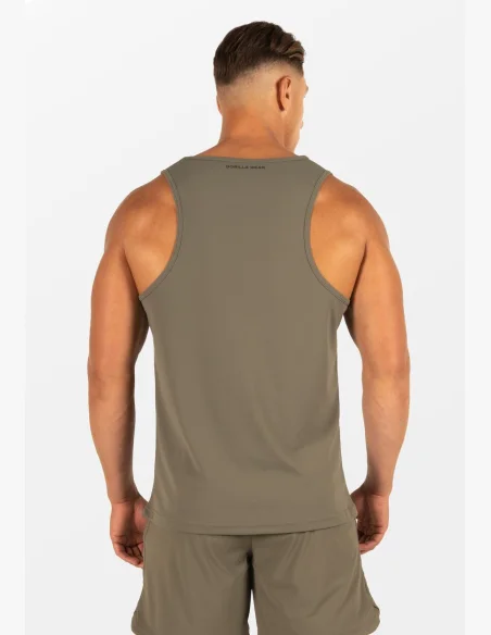 Gorilla Wear pánske tielko Colton – army zelená