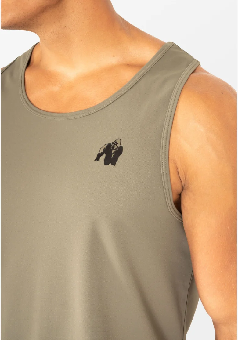 Gorilla Wear pánske tielko Colton – army zelená