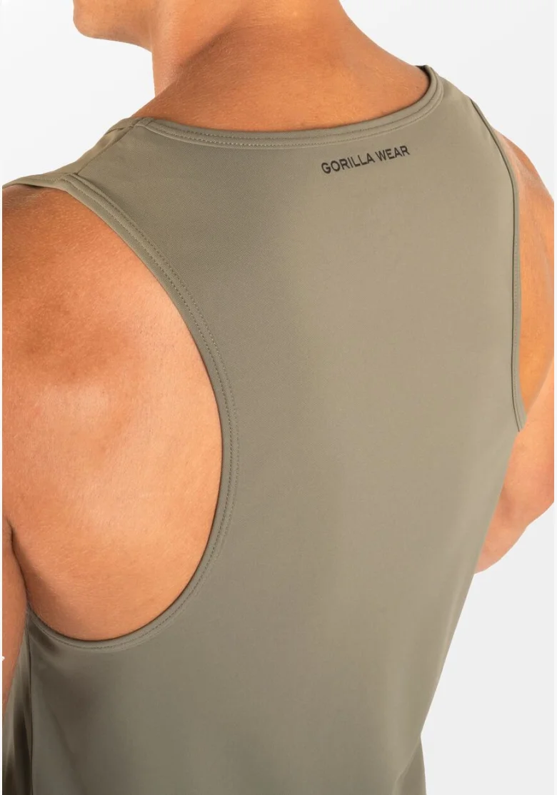 Gorilla Wear pánske tielko Colton – army zelená