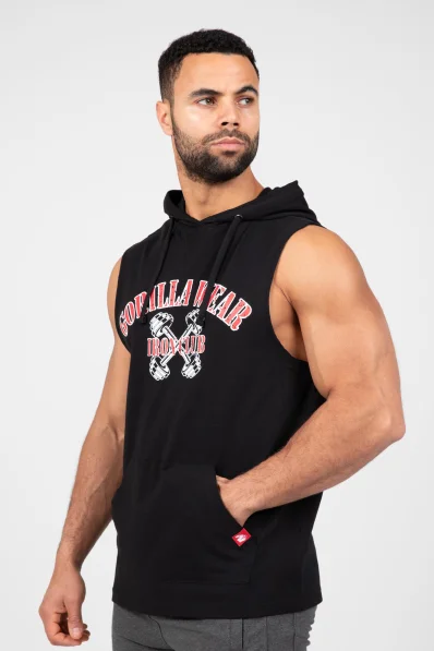 Gorilla Wear pánske tielko Chico S/L – čierna