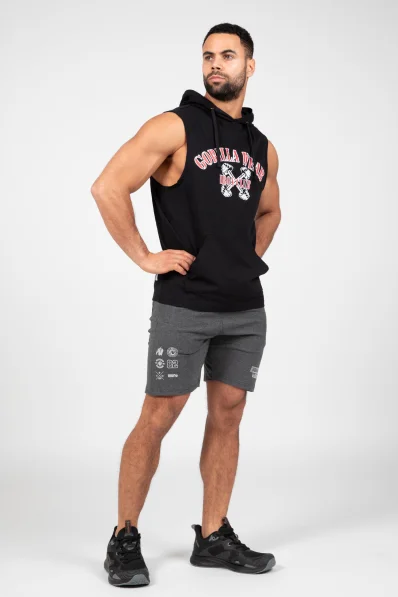 Gorilla Wear pánske tielko Chico S/L – čierna 2