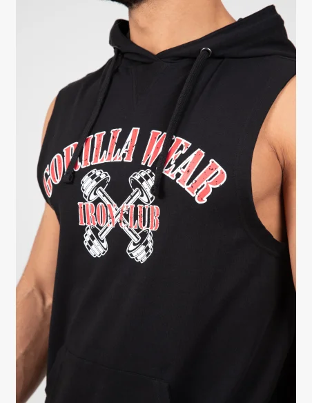 Gorilla Wear pánske tielko Chico S/L – čierna