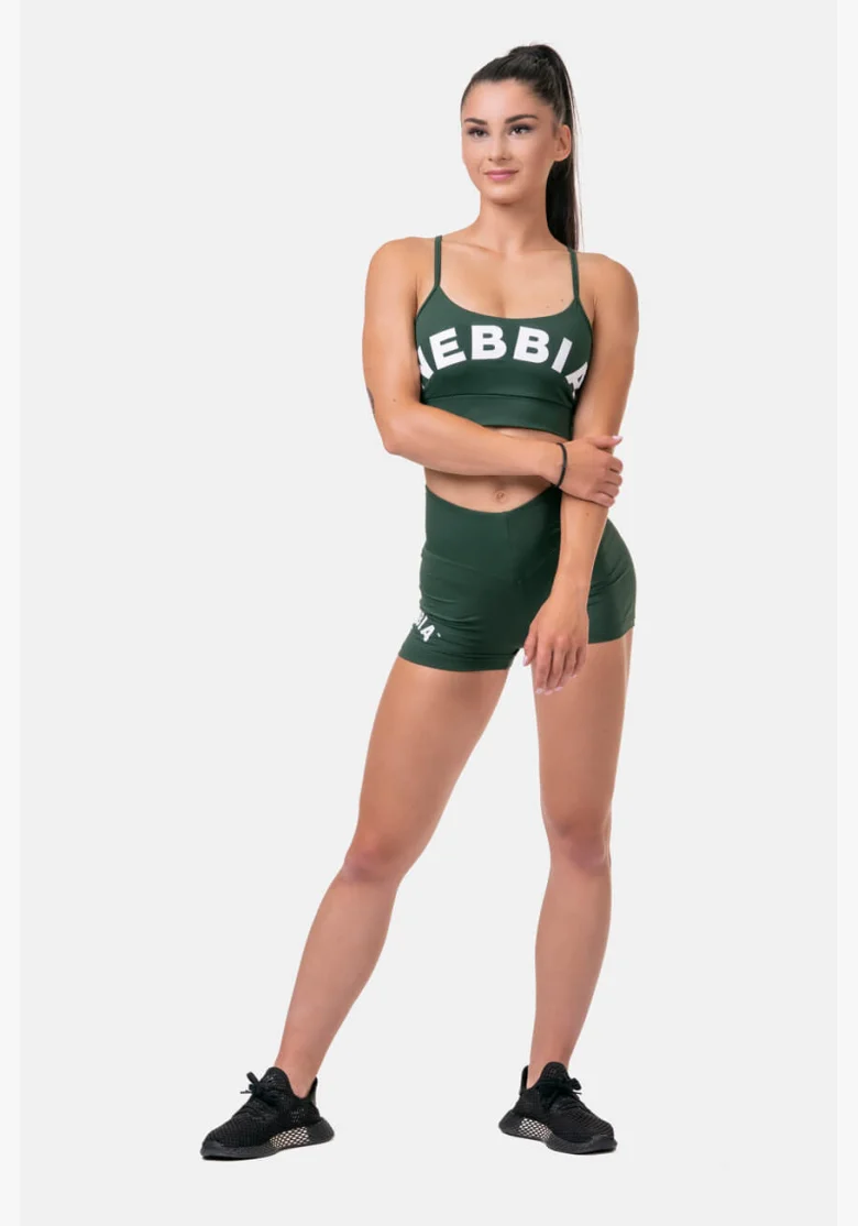 NEBBIA Classic HERO športová podprsenka zelená