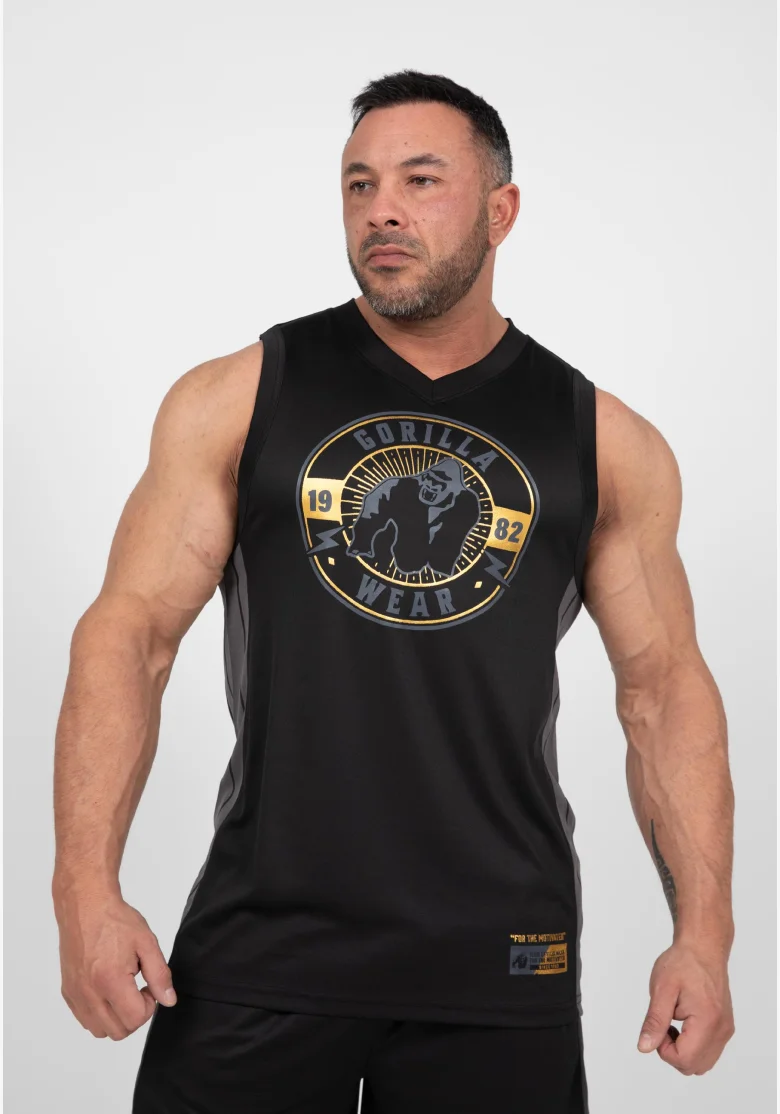 Gorilla Wear pánske tielko Orlando Jersey – čierna